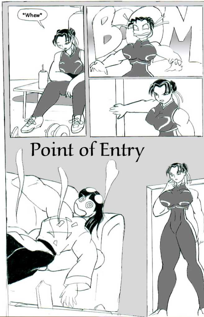 Point of Entry: Ranma 1/2  vs Street Fighter page 1 full