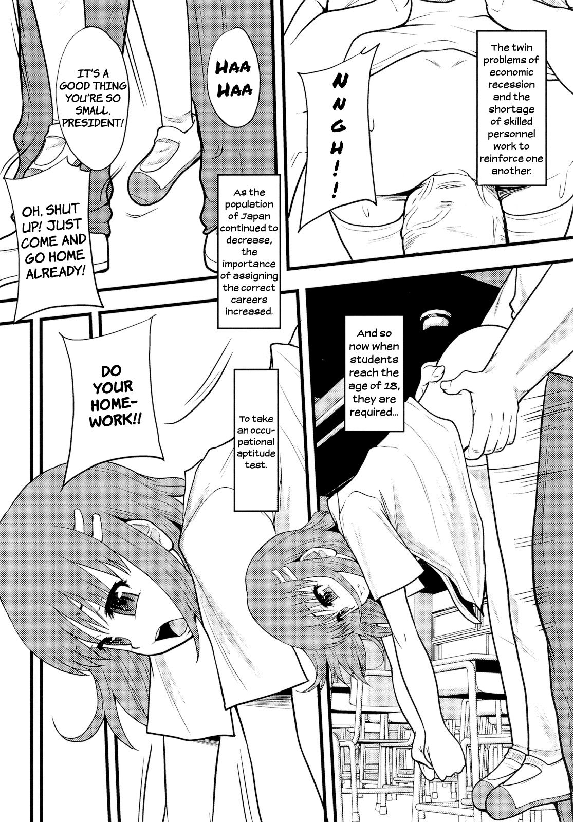 Ganbare Onaho-chan! | Good luck, Little Miss Cock Sleeve!  =LWB= page 5 full