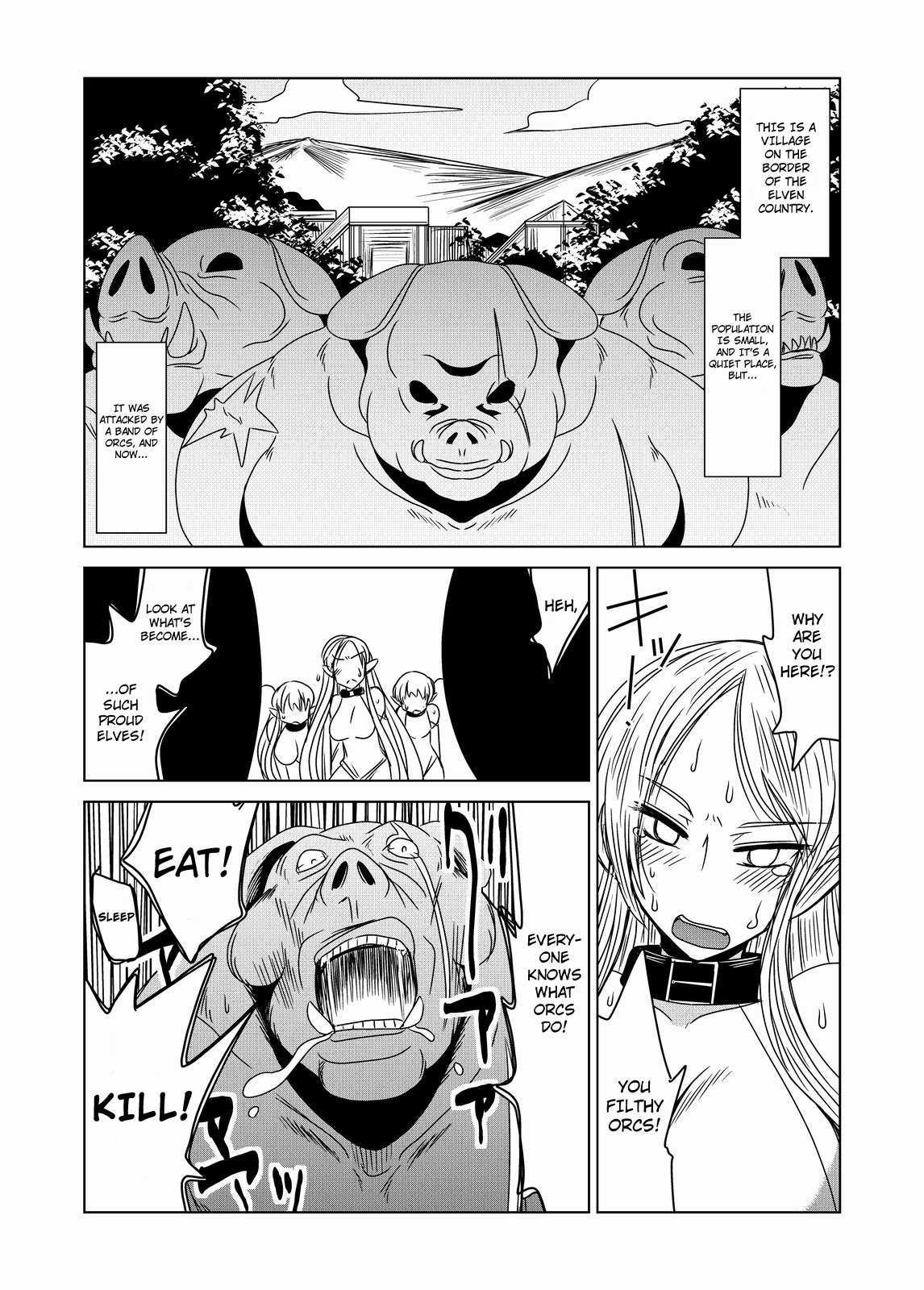 Orc Dakara Elf Osotta Zenin Succubus Datta wa. | We Assaulted Some Elves Because We're Orcs But It Turns Out They Were All Actually Succubi page 3 full