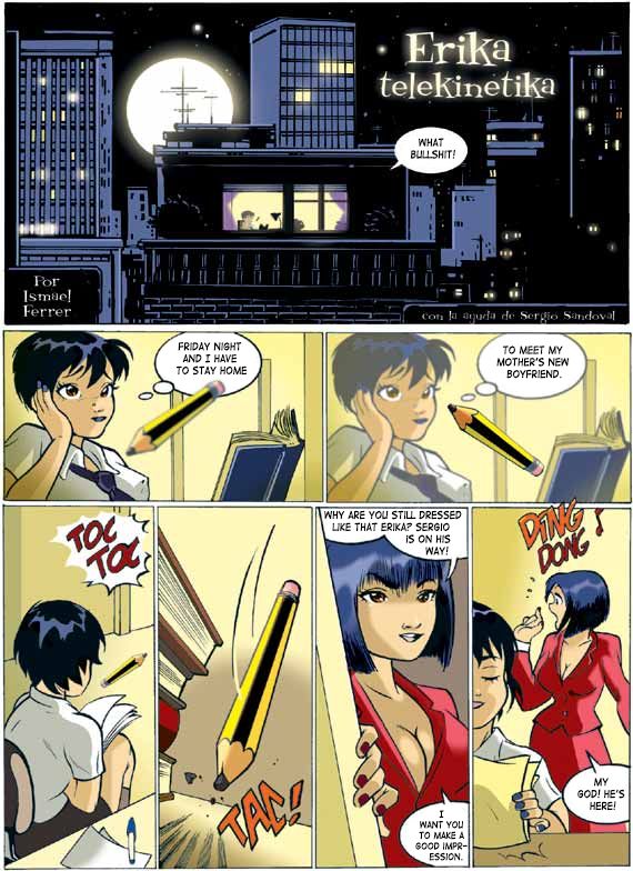 Erika  Telekinetika 1-8 by Ismael Ferrer page 1 full