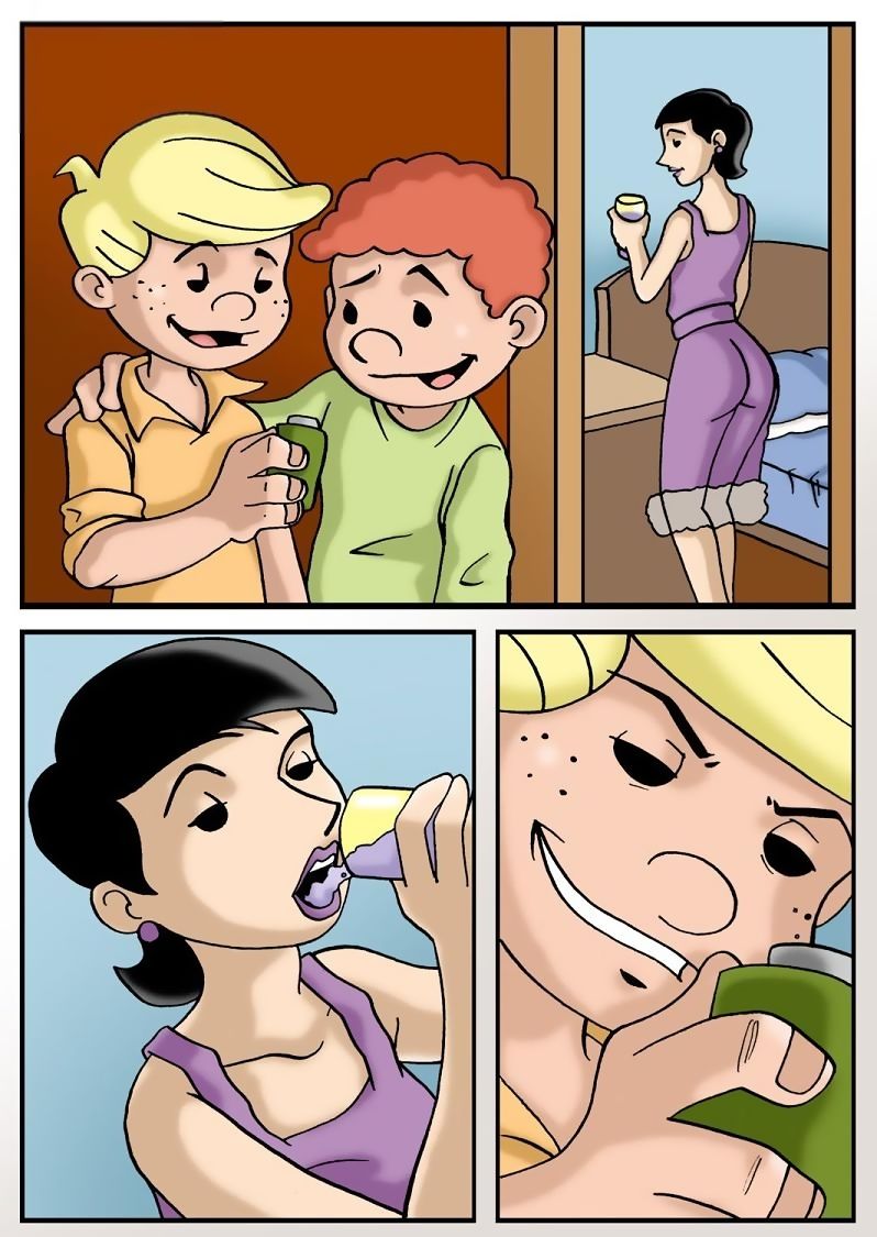 Dennis made his friend's mom to go sleeping page 1 full