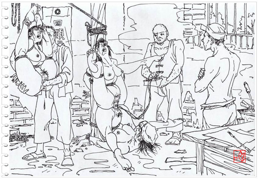 Chinese rope art painter:ZYonizuka-Three Female soldier page 4 full