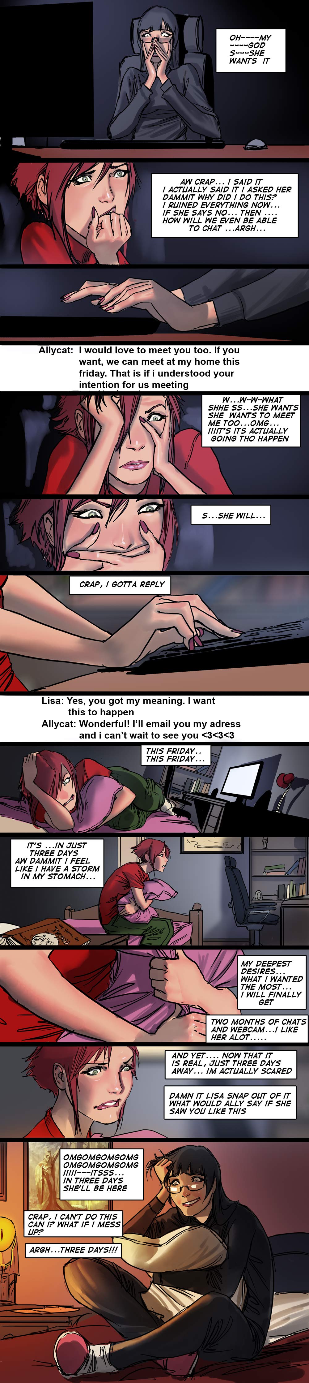 Lisa & Ally - Chapter One page 3 full
