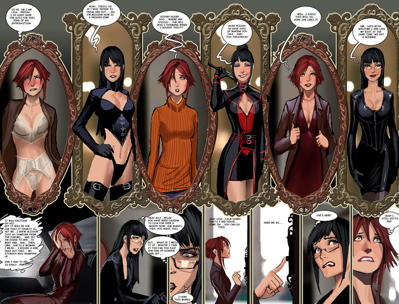 Lisa & Ally - Chapter One page 9 full