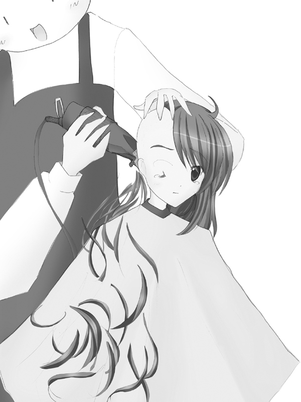 Head Shave girl barbershop page 8 full