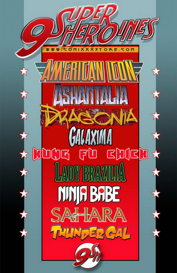 9 Superheroines - The Magazine #5 page 2 full