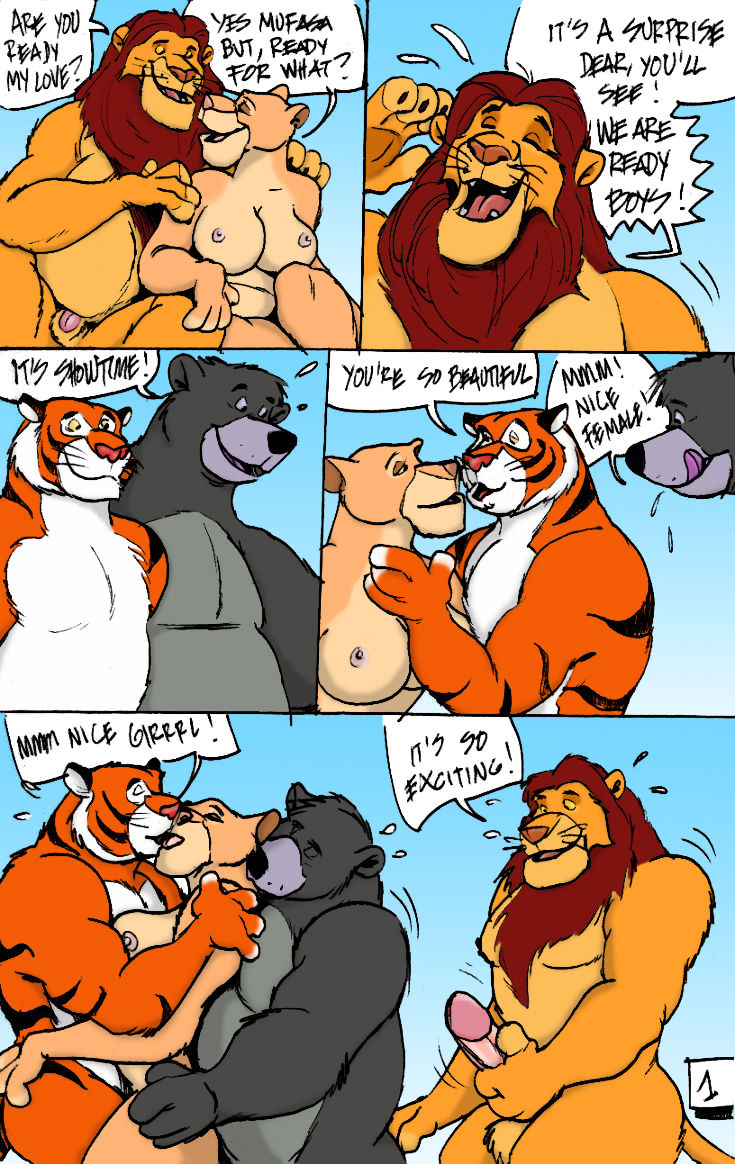 Lion King Comic page 1 full