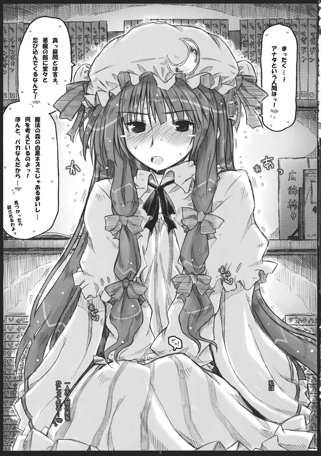 Dereru Daitoshokan page 3 full