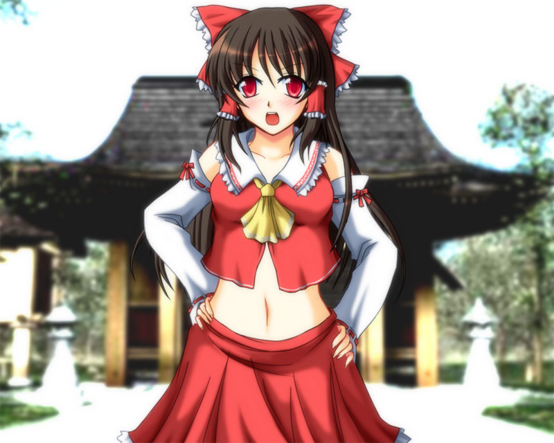 Playing with Reimu page 1 full