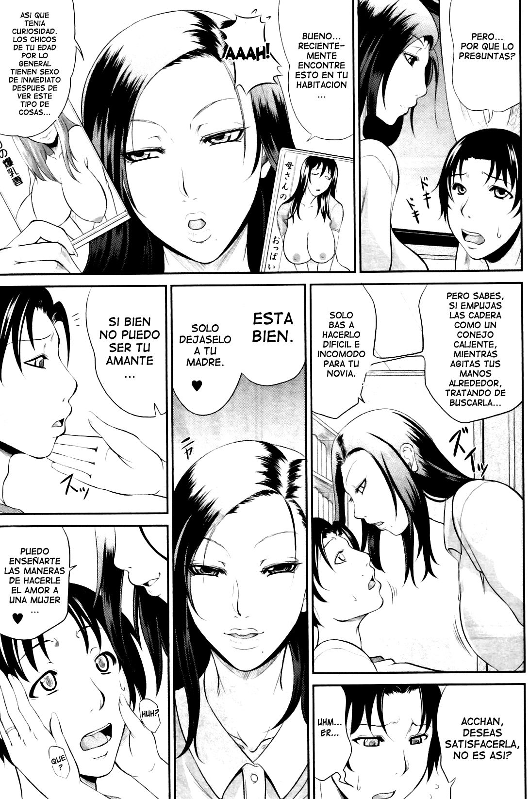 Mama no Kyouikuteki Shidou | Mommy's Sex Education page 7 full