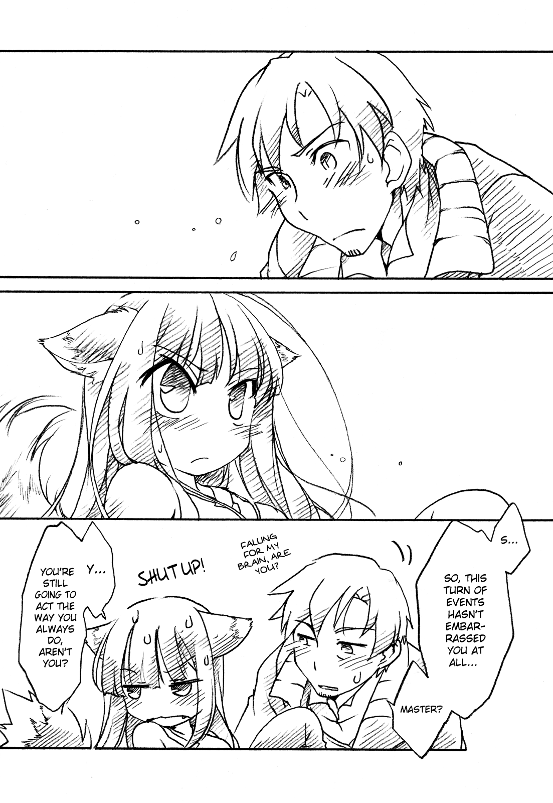 Ookami ga Koushinryou | Wolf is Spicy  ==Strange Companions== page 5 full