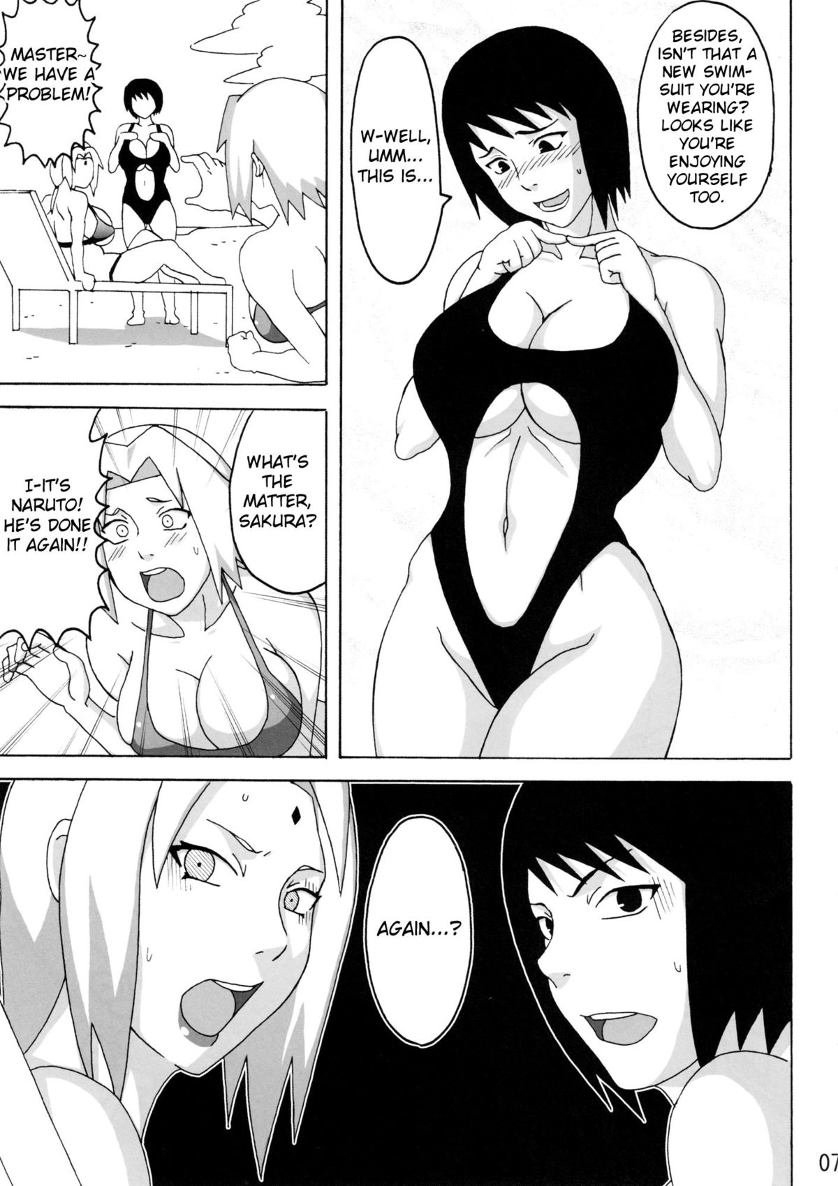 Tsunade no Insuiyoku | Tsunade's Obscene Beach page 8 full