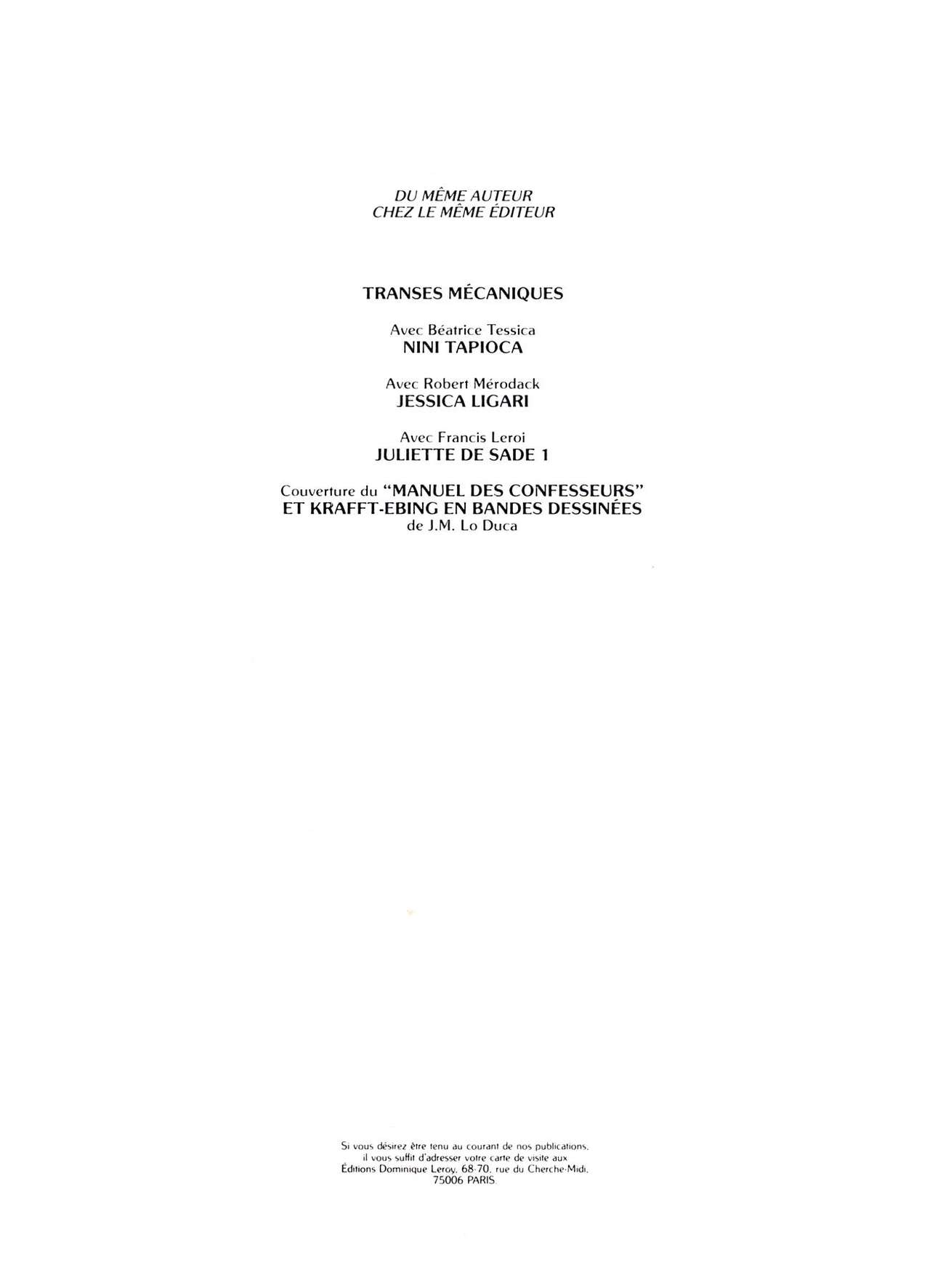 Juliette de Sade 2 - L'ermite de l'Apennin page 7 full