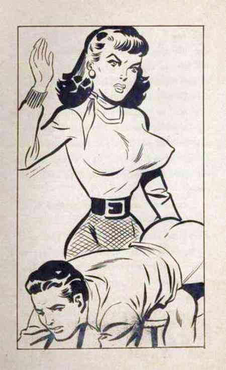 Vintage  spanking toons page 7 full