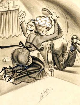 Vintage  spanking toons page 8 full