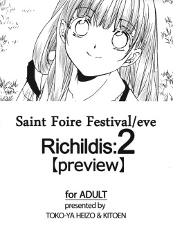 Saint Foire Festival eve Richildis：2 preview