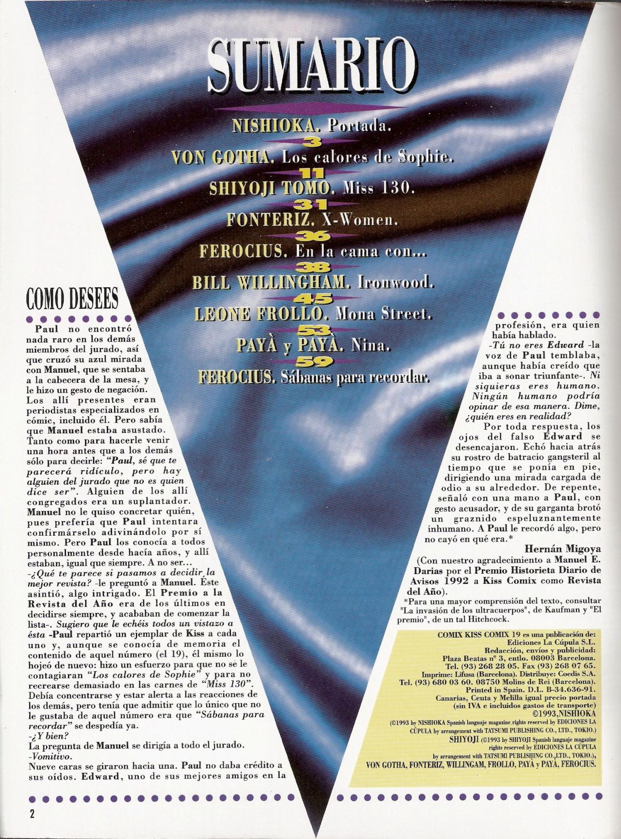 Kiss Comix #019 page 2 full