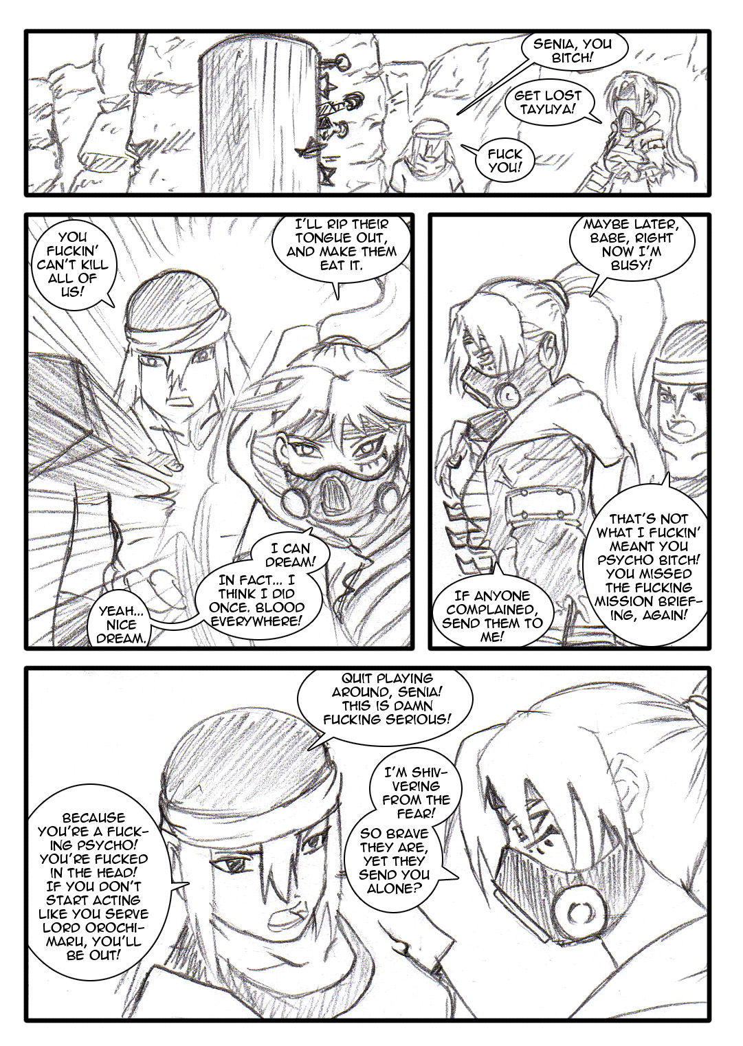 Psycho and the Mouth page 1 full