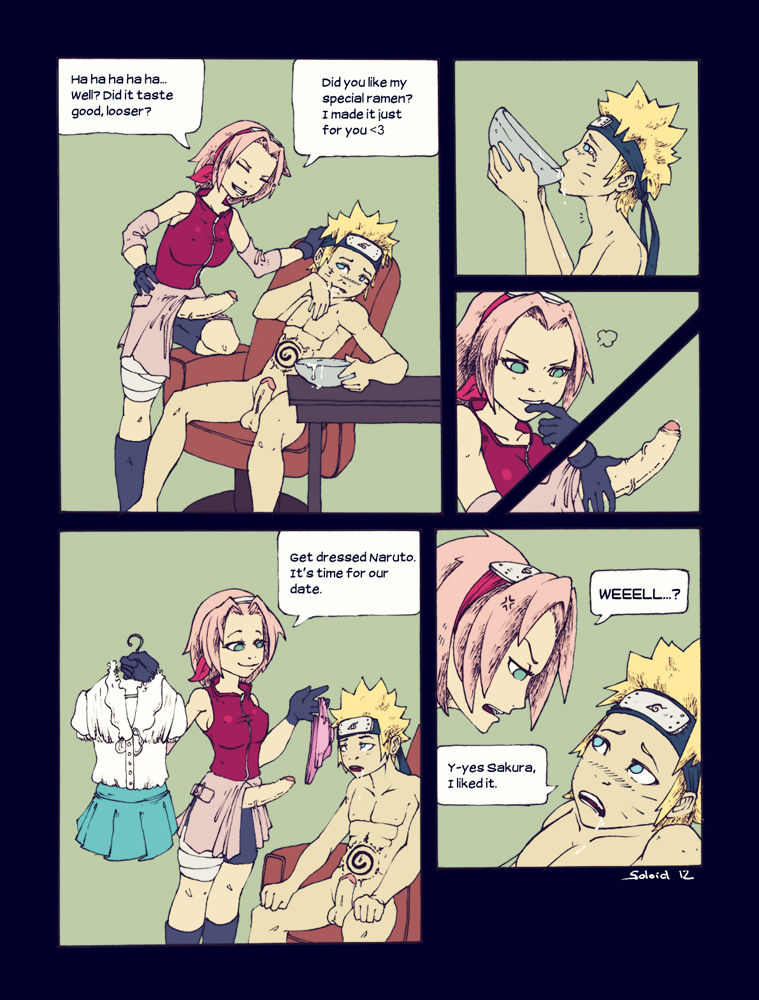 Naruto and Futa!Sakura Comic - Page 1 - IMHentai