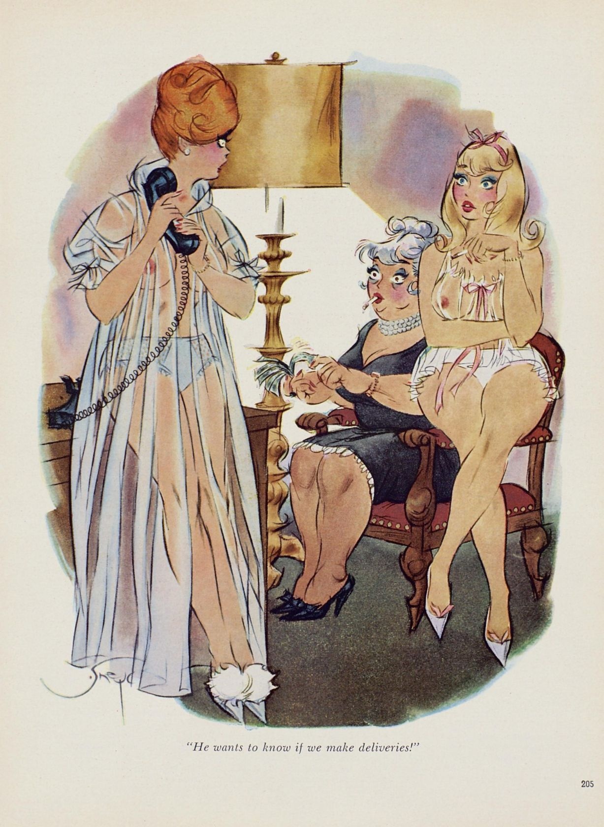 Doug Sneyd -  Playboy cartoons page 1 full