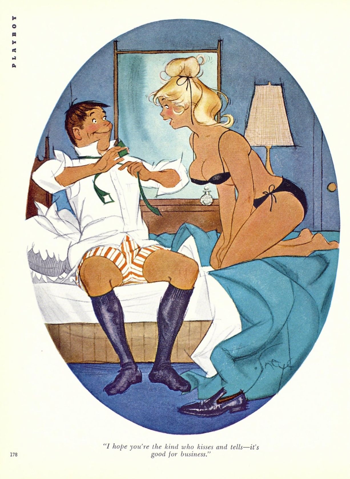 Doug Sneyd -  Playboy cartoons page 10 full
