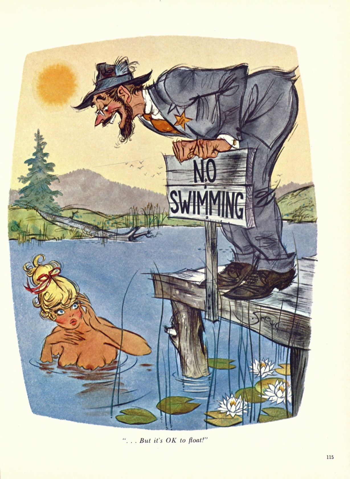 Doug Sneyd -  Playboy cartoons page 8 full