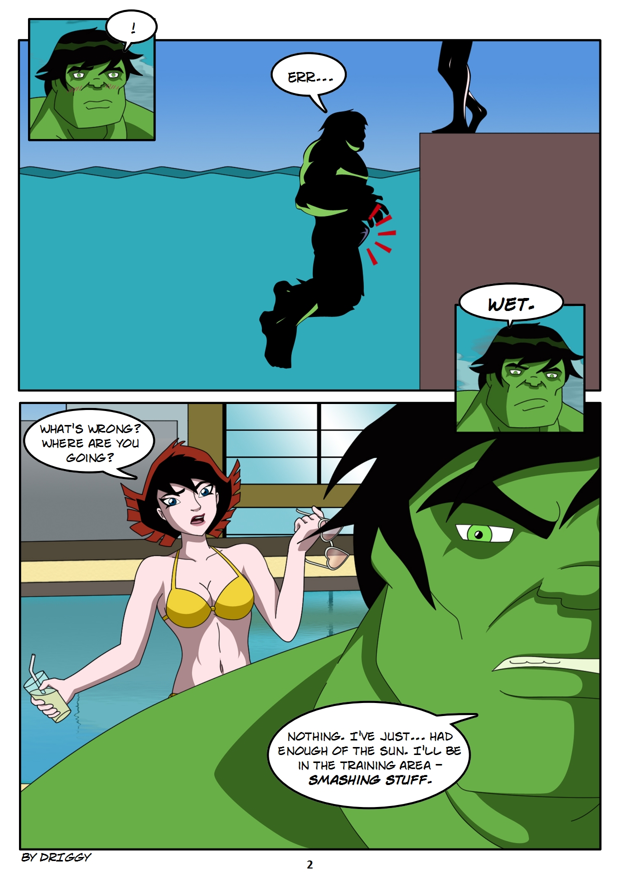 Avengers a comic by driggy. - Stress Release page 3 full