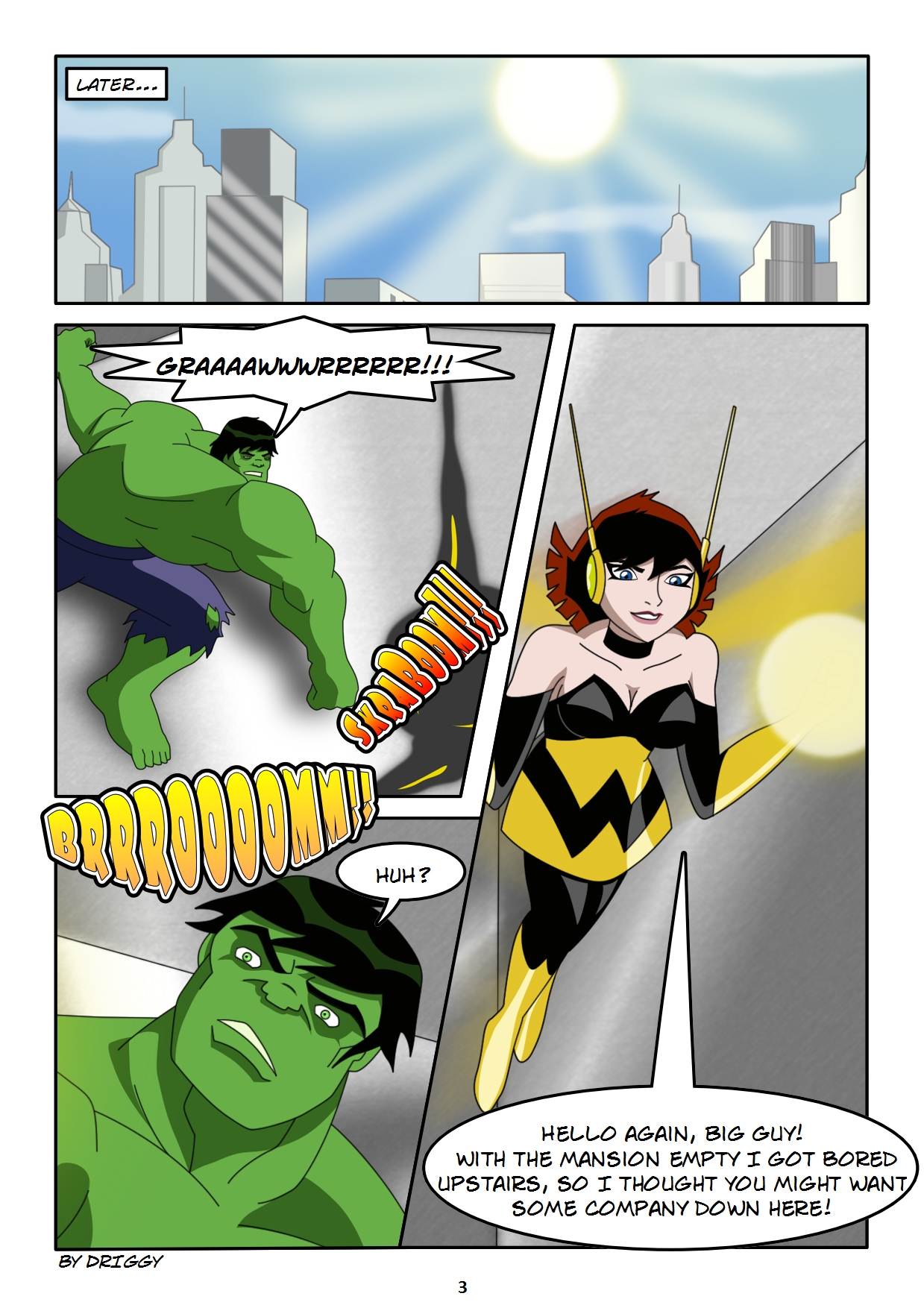 Avengers a comic by driggy. - Stress Release page 4 full