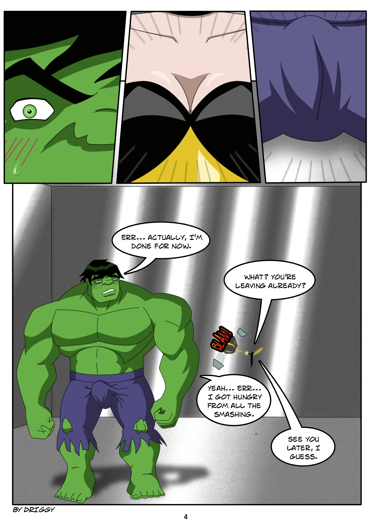 Avengers a comic by driggy. - Stress Release page 5 full