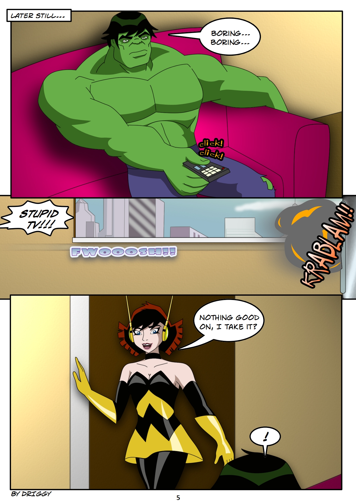 Avengers a comic by driggy. - Stress Release page 6 full