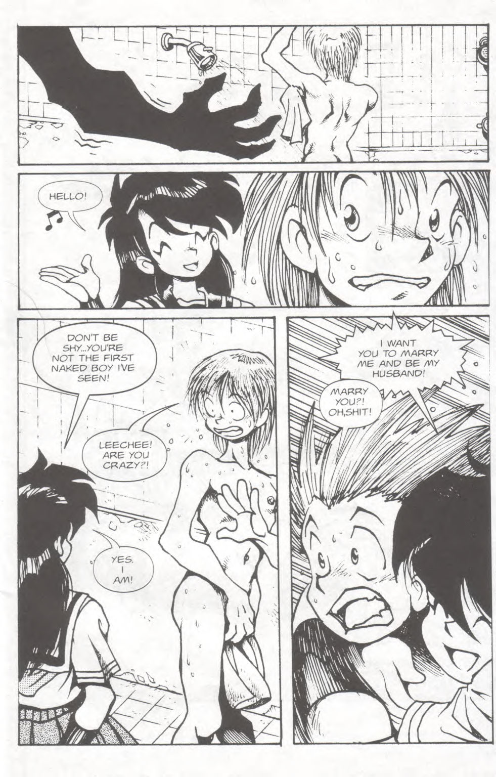 Not Ninja High School #1 page 4 full