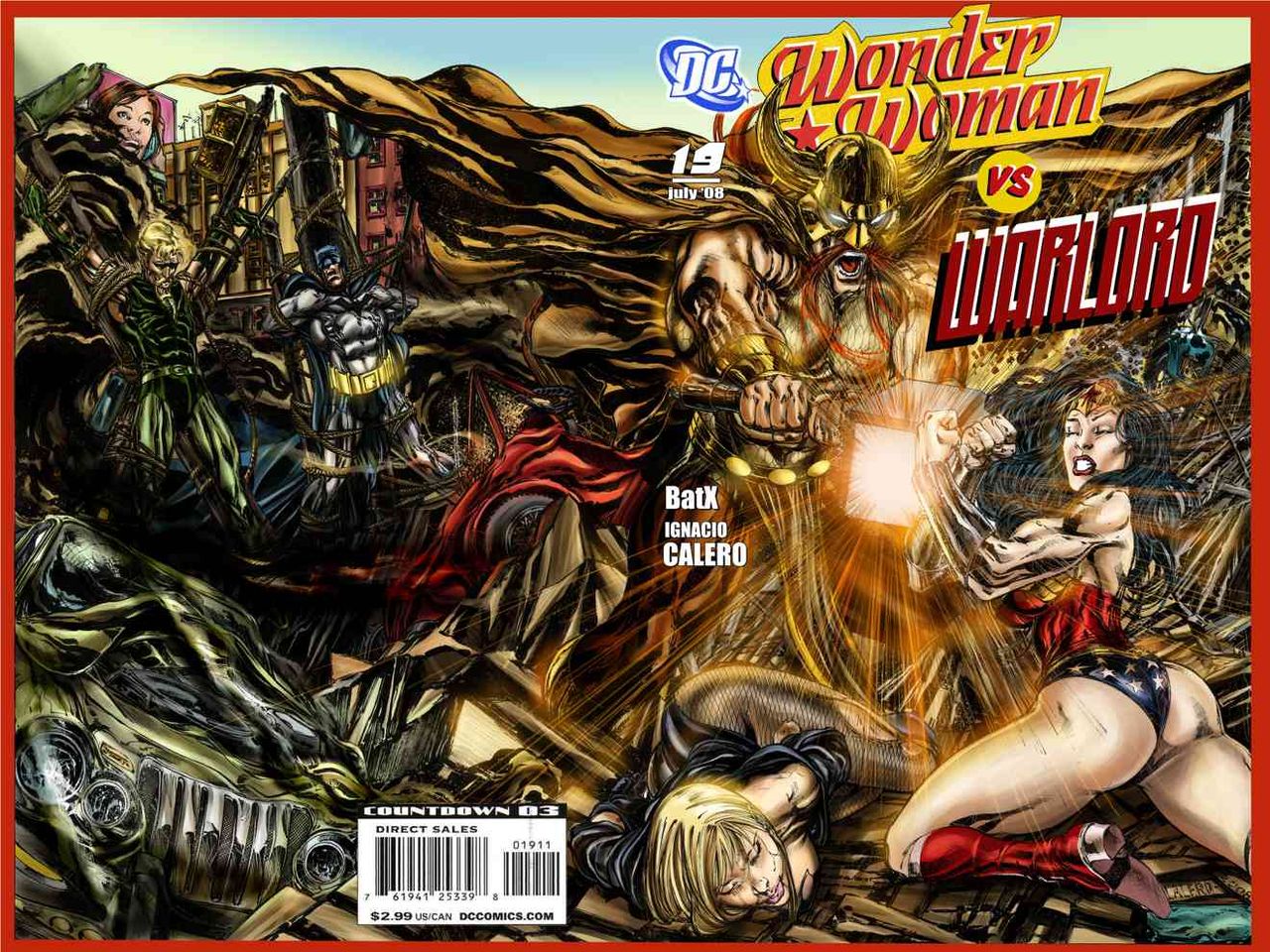 Wonder Woman vs Warlord page 1 full