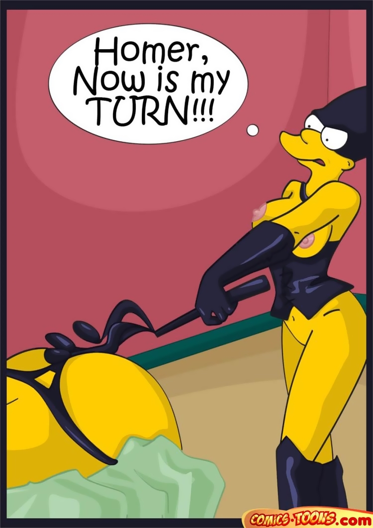 Hot BDSM Night in Simpsons Family page 8 full