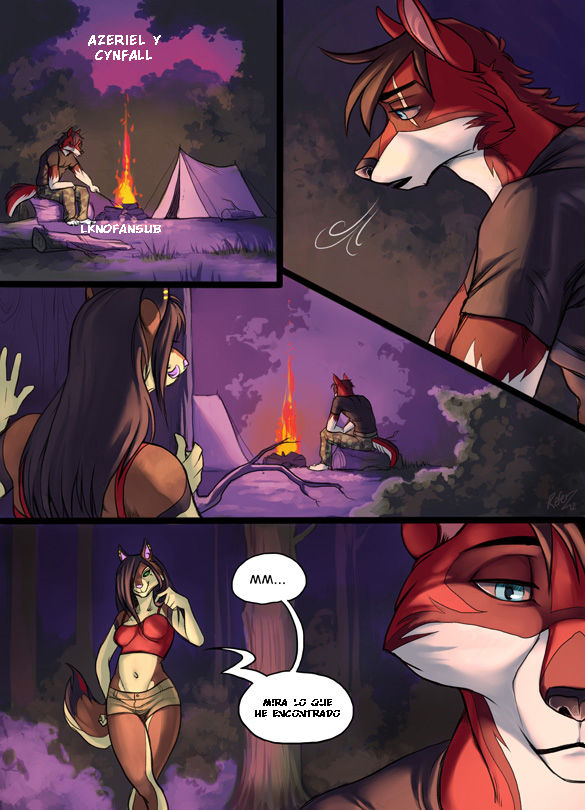 Azeriel/Cynfall Comic | Azerial Y Cynfall page 1 full