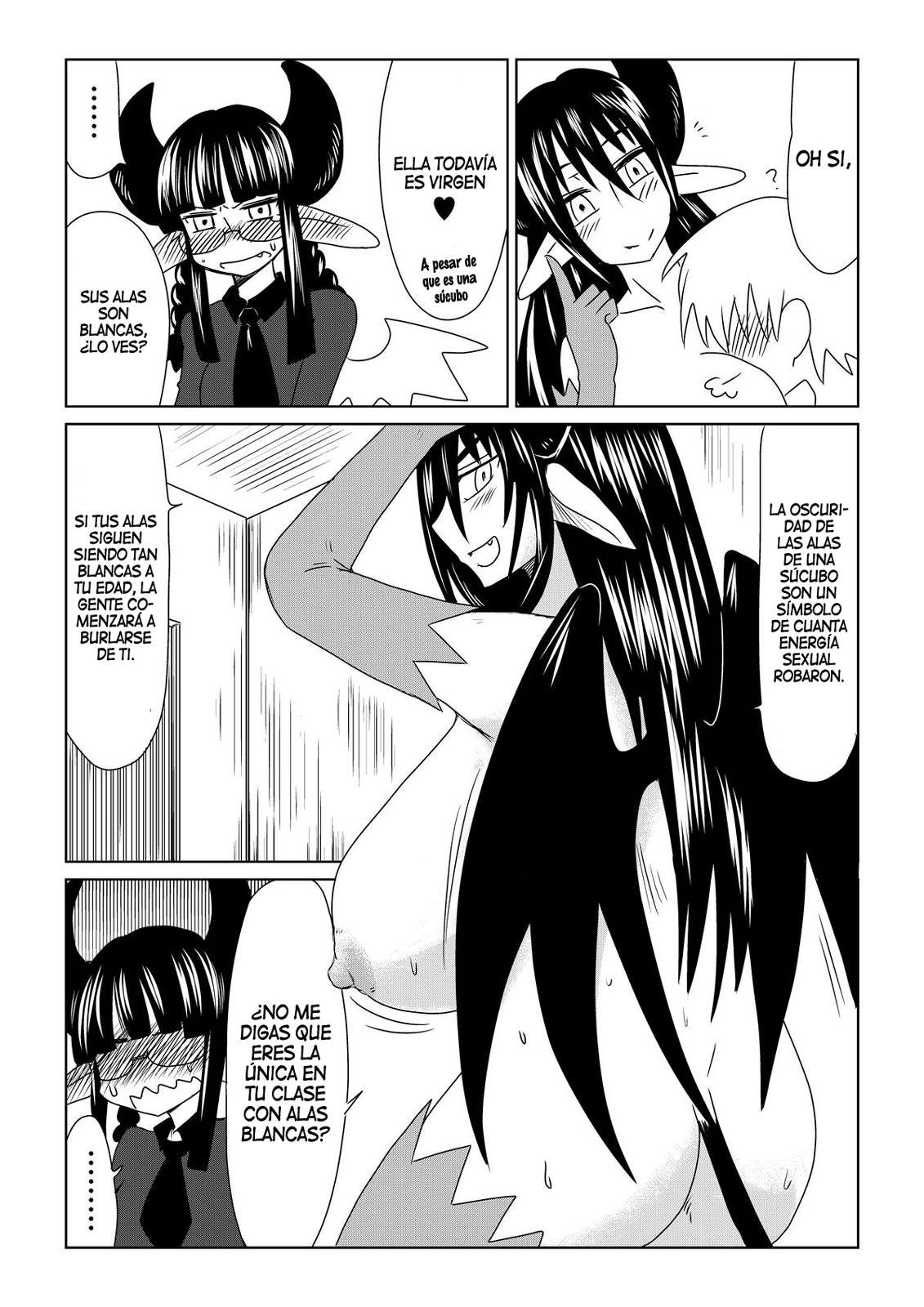 Shojo Succubus wa Hane ga Shiroi. | The Wings of a Virgin Succubus are White page 6 full