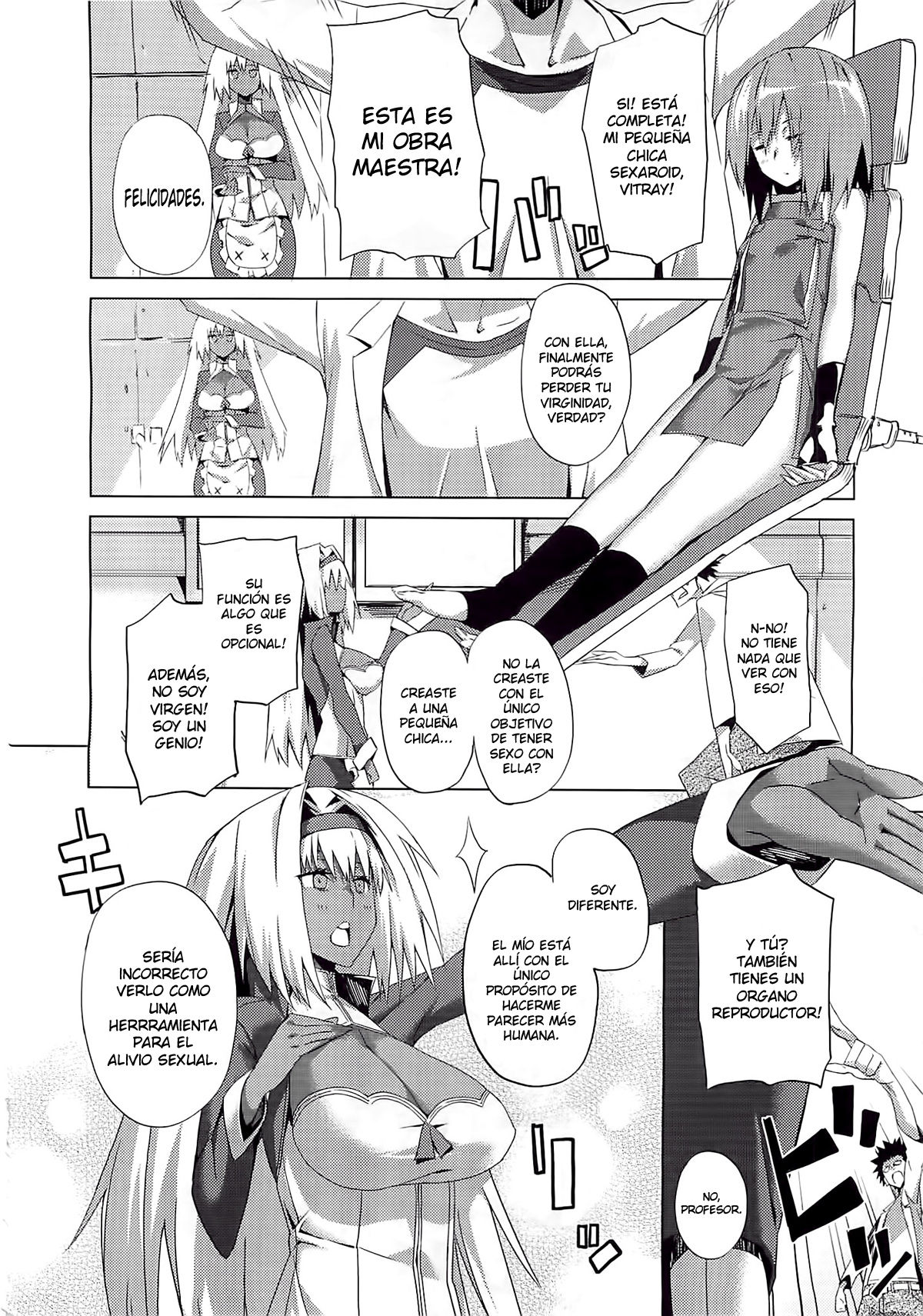 Hakase ga Ijoude Yokujou | El Profesor Tiene un Inusual Fetiche page 2 full
