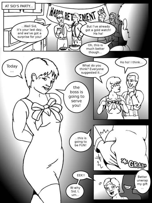 Cuckold Comic Sid Retirement Days page 1 full