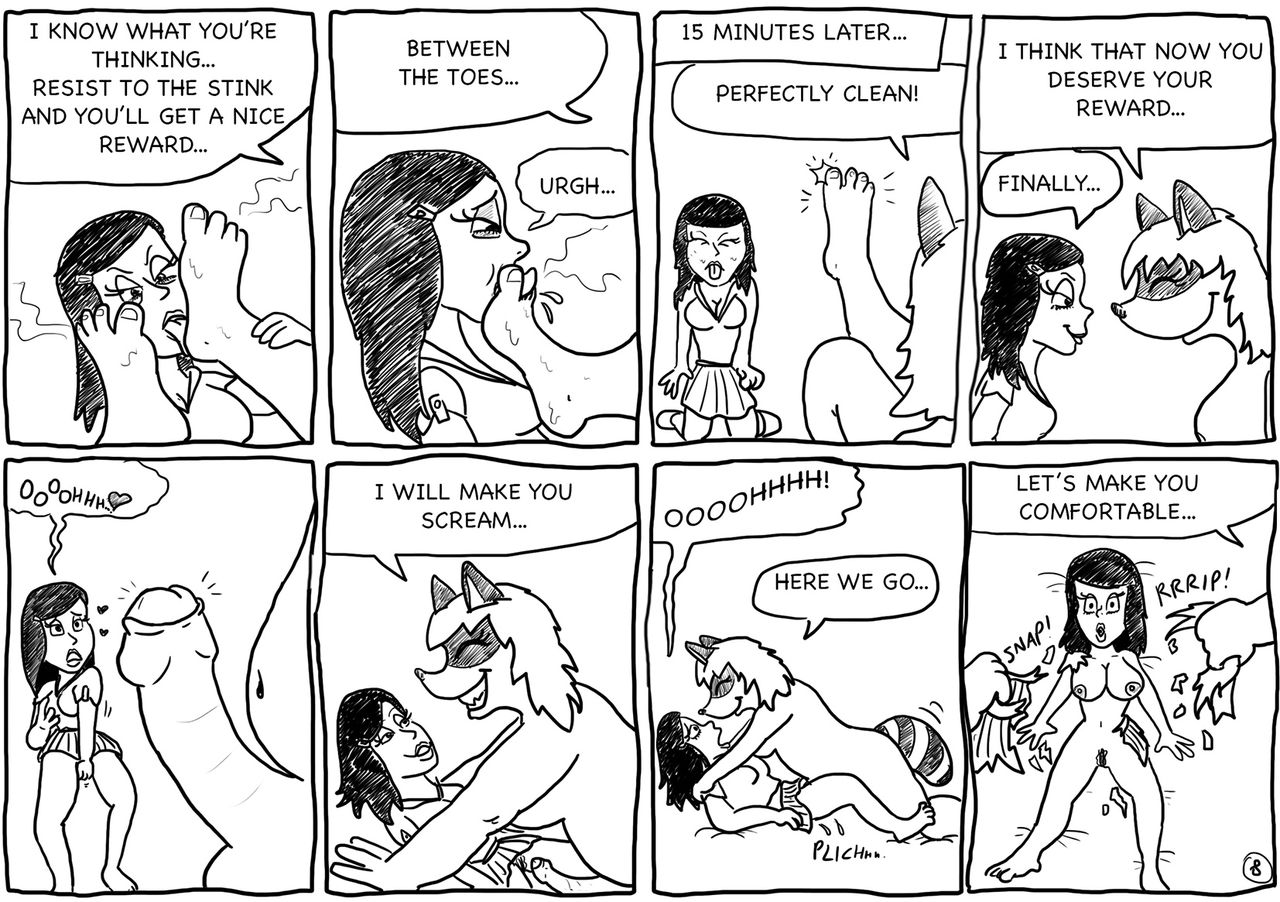 Dora's drunken fun comic page 8 full