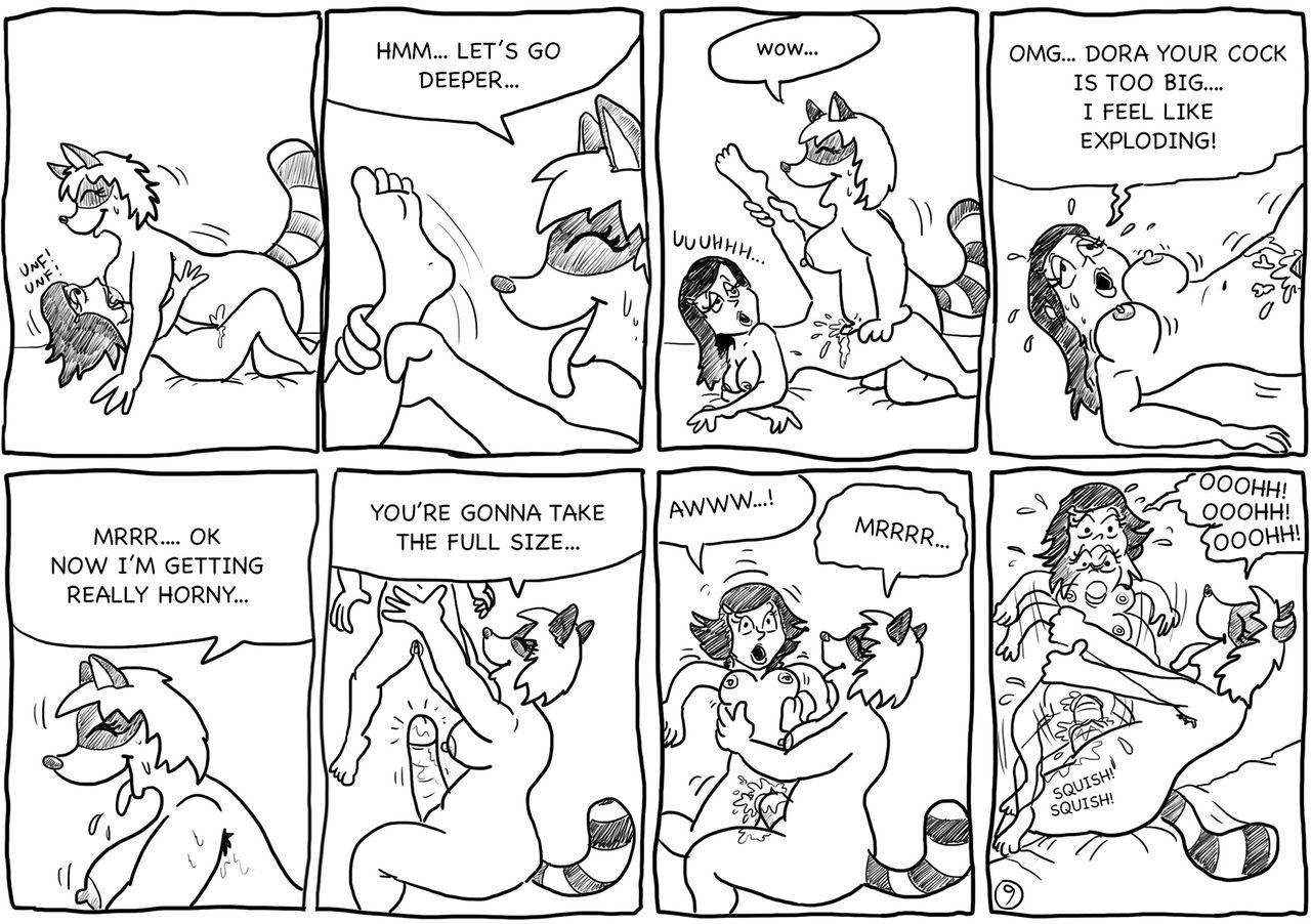 Dora's drunken fun comic page 9 full