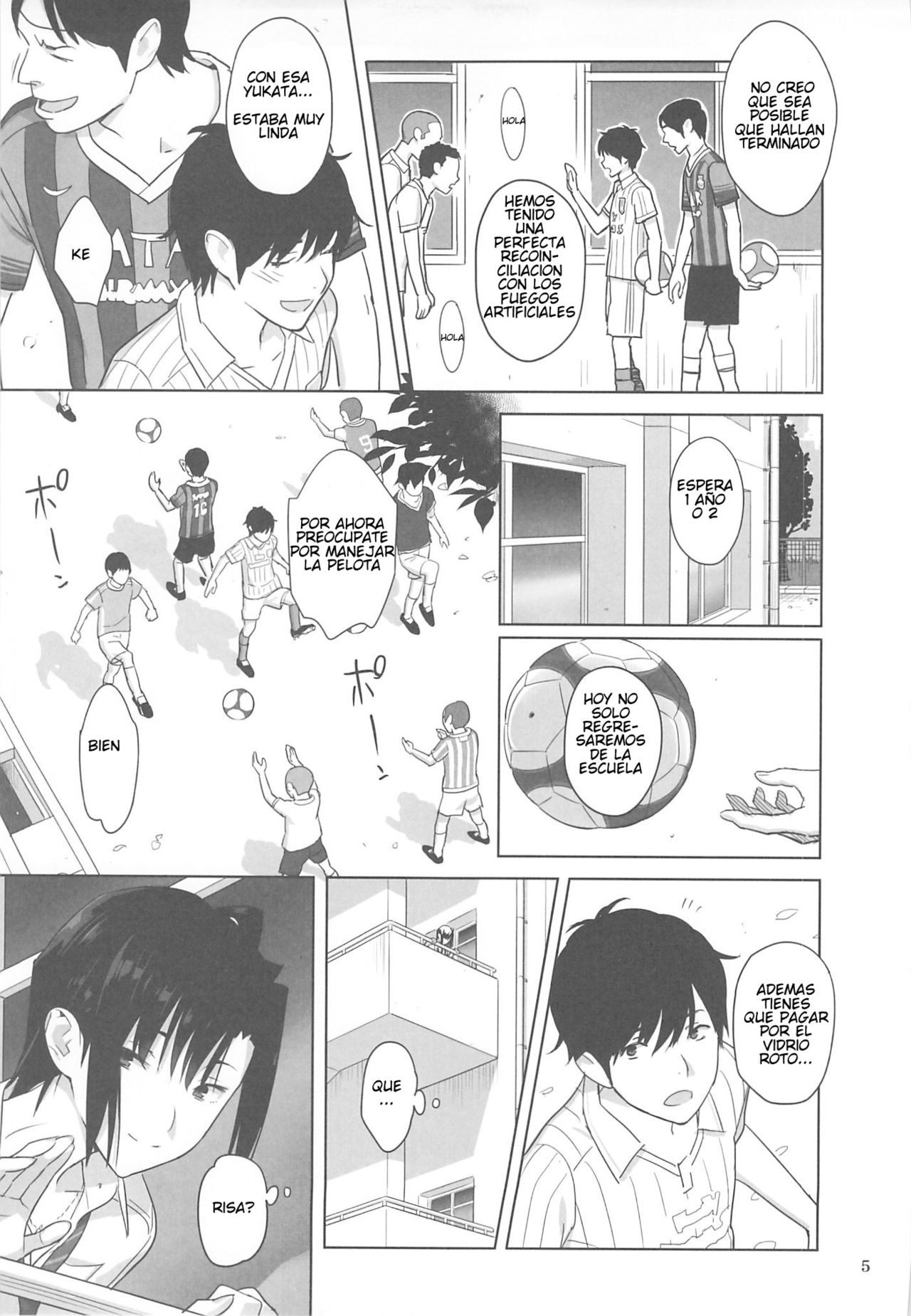 Kaki Hoshuu 3 | Tutoria de Verano 3 page 4 full