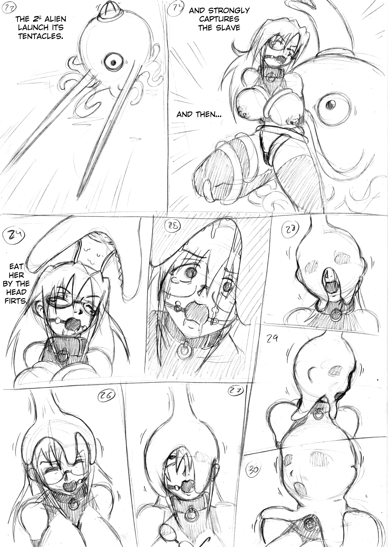 The Sex Slaves and The Vore Aliens - Page 6 - IMHentai