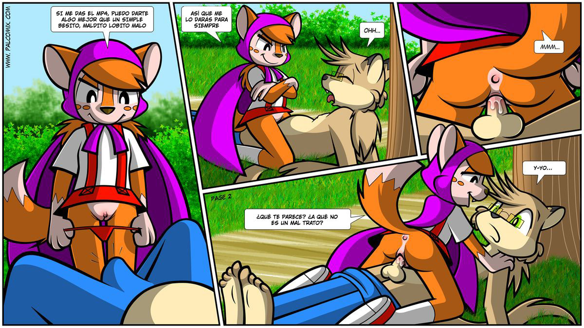 Cute Lil' Purple Riding Hood | La Preciosa Caperucita Morada page 2 full