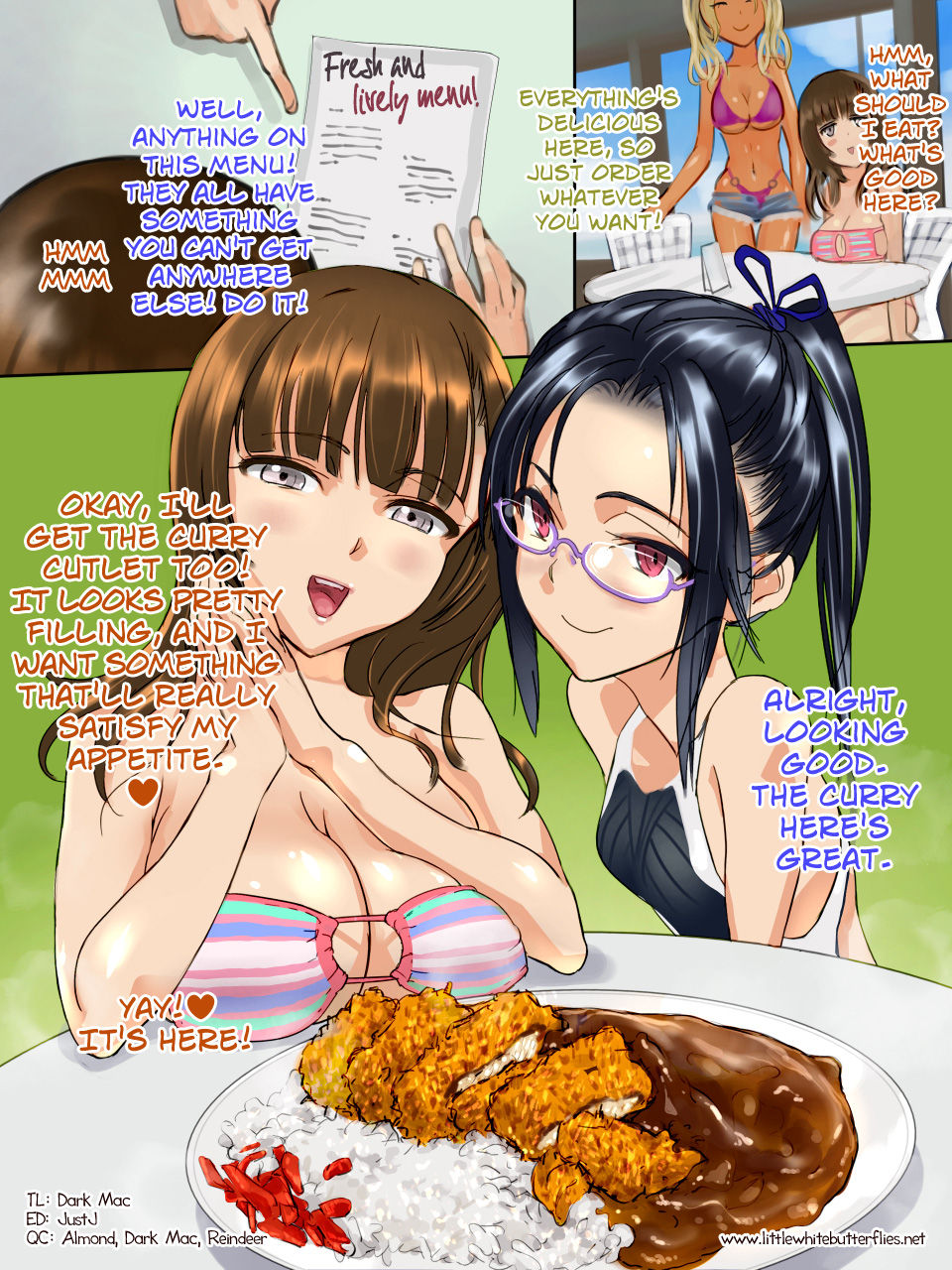 Umi no Ie de ShokuSe. | Eating Semen at the Beach House  =LWB= page 3 full
