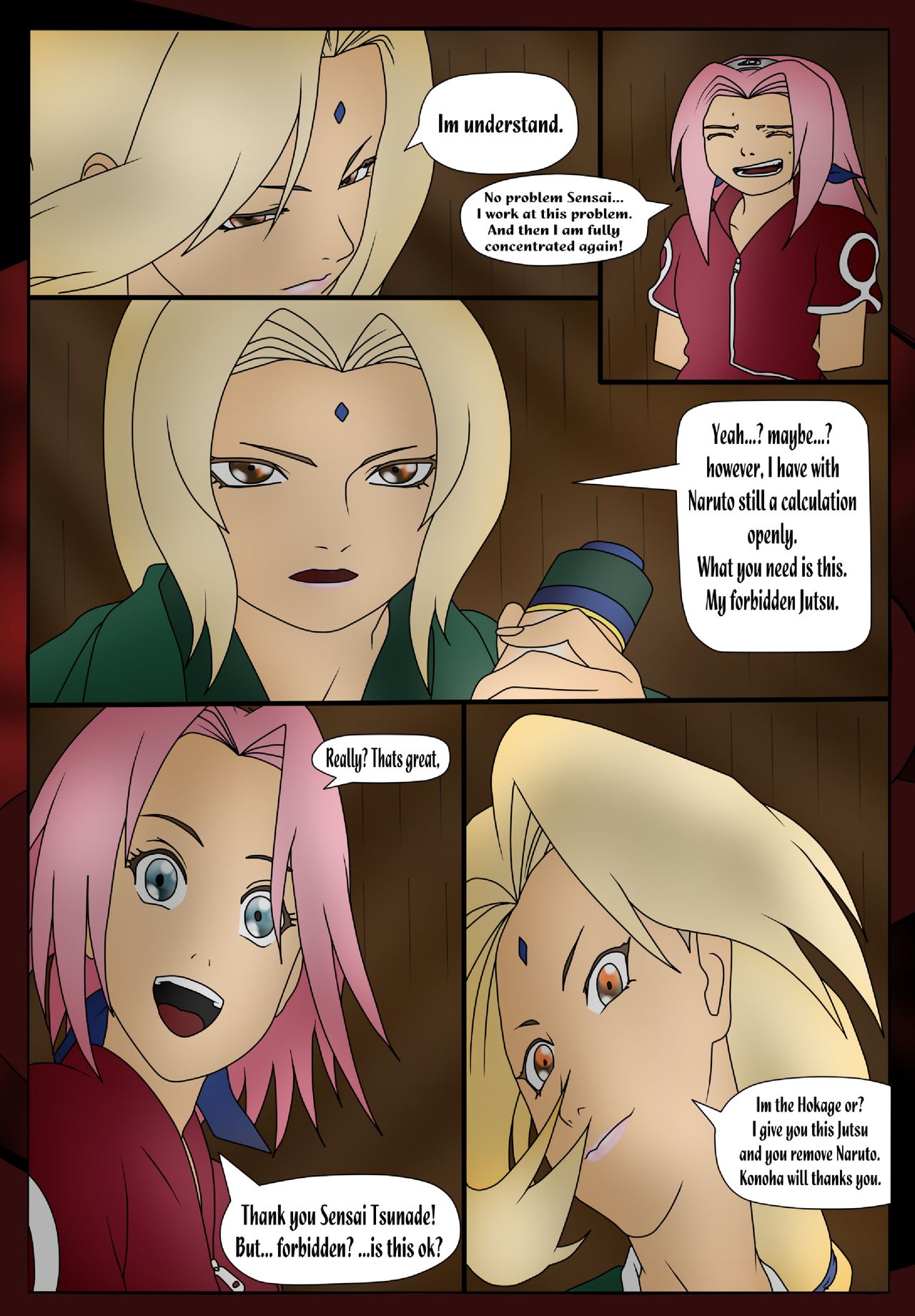 Giantess Sakura page 8 full
