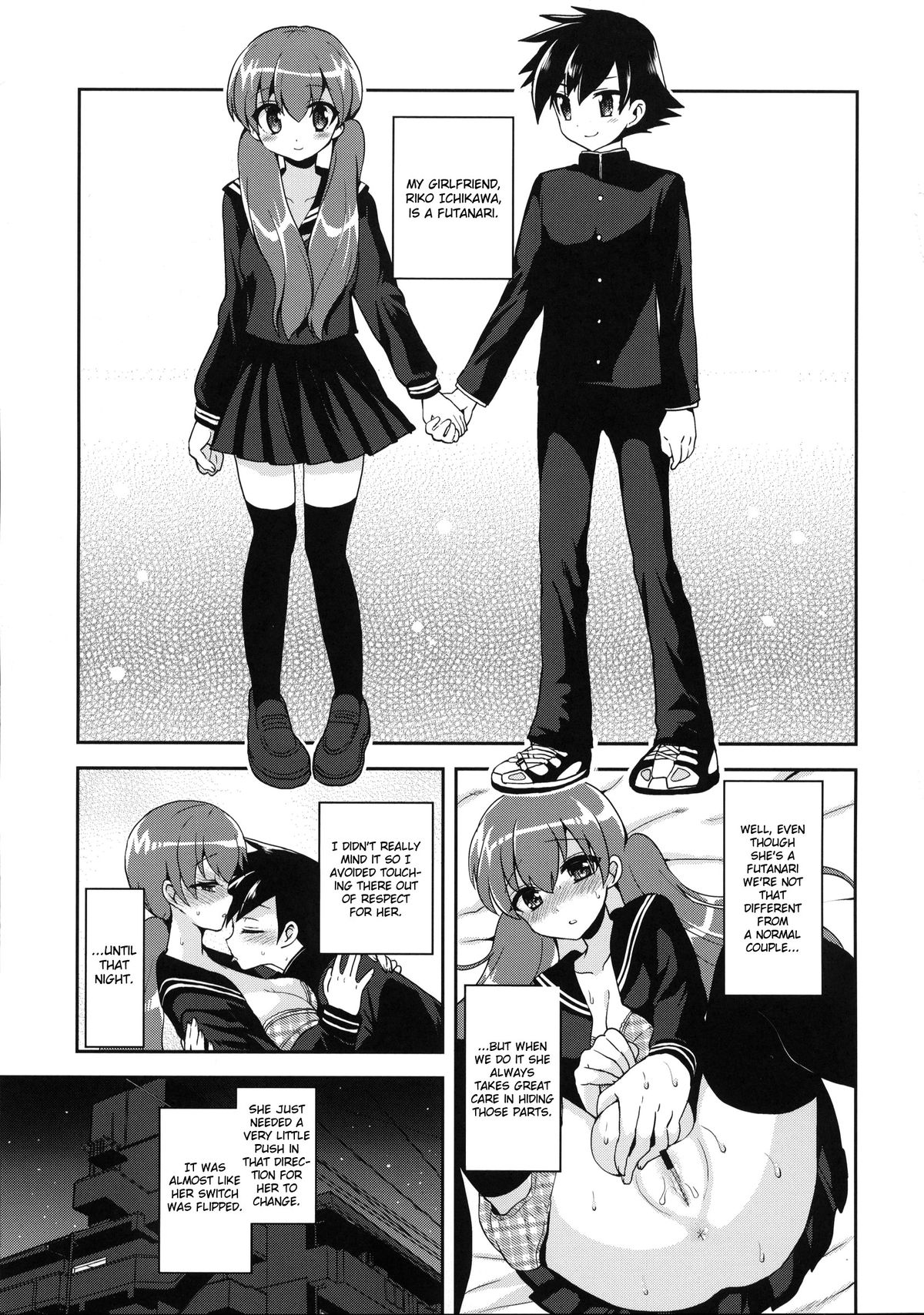 Futanari Kanojo to Inran Switch | My Futanari Girlfriend and the Slutty Switch  =SW= page 4 full