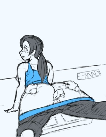 350px x 453px - Wii Fit Trainer - IMHentai