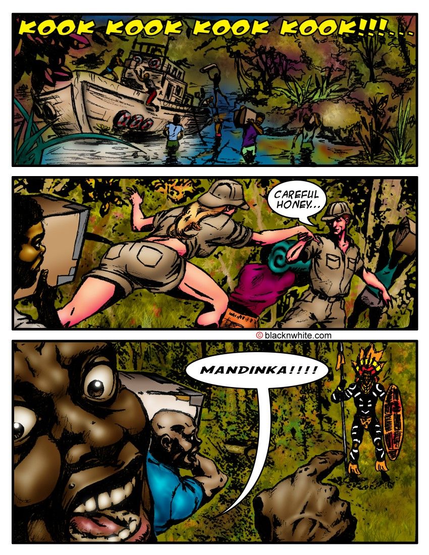 Black Cock She-male - Volume #1: Africa The curse of the shaman! page 3 full