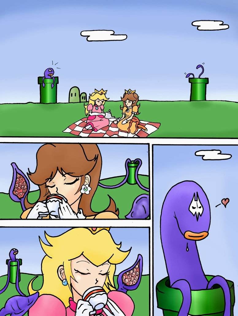 Peach and Daisy Moga Vore page 1 full
