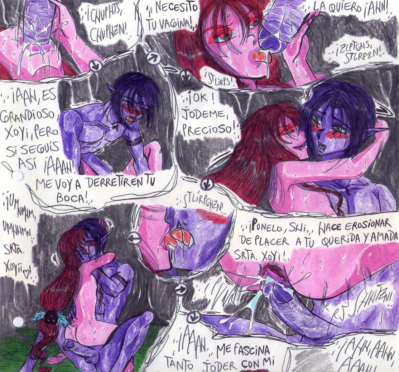 "Leanhaum-shee,llamemos a la oscuridad":Cápitulo 25. page 9 full