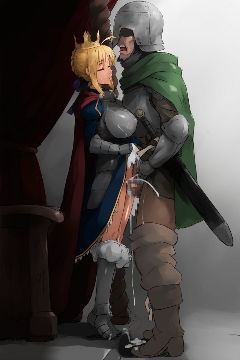 Shuudan Haramashi Yuuhei Shussan Bakunyuu Fate Saber  | The Huge Breasted King Arthur page 4 full